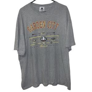 Vintage 1993 Garden City Beach Boat Kingstree Classic Single Stitch Shirt XXL